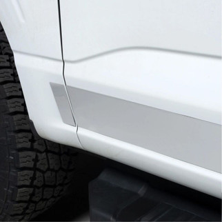 Putco 2021 Ford F-150 Super Crew 5.5ft Short Box Stainless Steel Rocker Panels (4.25in Tall 12pc)