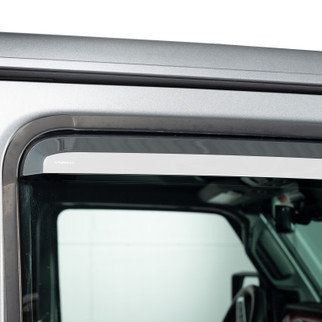 Putco 2021 Ford F-150 - Super Crew / Super Cab / Reg Cab Element Chrome Window Visors (Front Only)
