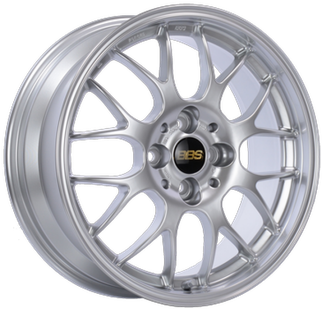 BBS RG-R 18x9.5 5x120 ET33 Diamond Silver Wheel - 82mm PFS Required