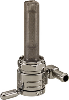 22mm Petcock Backward Chrome 5/16 Hose