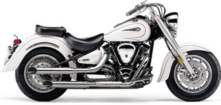 Blvd Slashcut Slip On Chrome Yam Roadstar 1600/700 99-14