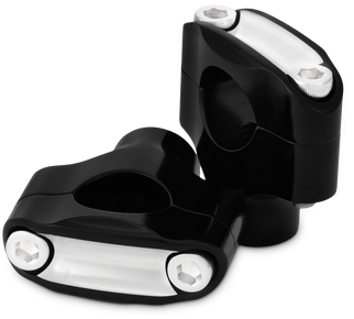 Reaper 1-1/2" Risers 1" Bar Set - Black Machined