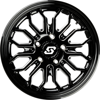 Onyx Wheel 14x7 4/137 +10mm Blk/machined