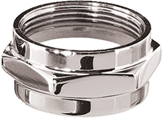 22mm / 22mm Petcock Nut Chrome With Nylon Washer