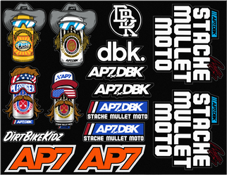 Ap7 Sticker Sheet 8.5"x11"