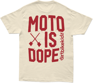 Moto Is Dope Tee Cream Xl
