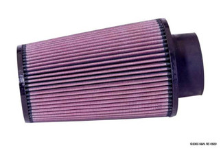 K&N Universal Rubber Filter 3 1/2inch ID FLG / 6inch Base / 4-5/8inch Top / 9inch Height