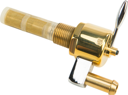 Brass Petcock Round 3/8 In Downward Position