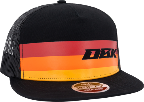 Sunday Stripe 2fifty Trucker Black Snapback Hat
