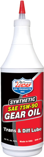 Synthetic Gear Oil 75w90 1 Qt (12/case  Sold Ea)