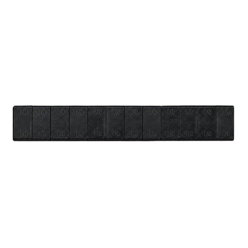 Wheel Weights 1/8 Oz Black 12 Pcs/48 Strips/box