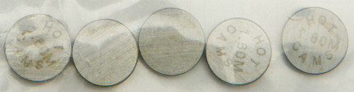 Valve Shims 9.48x1.80mm 5/pk