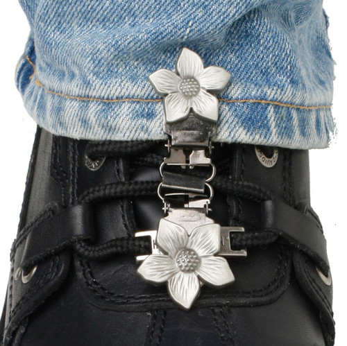 Clips For Laced Boots Flower
