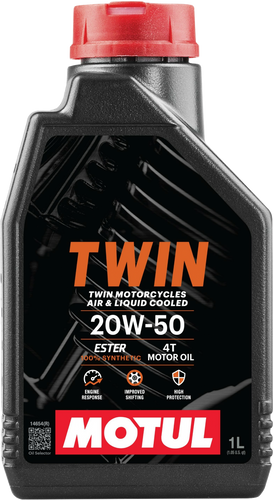 Motul Twin 100% Syn Oil 20w50 1qt