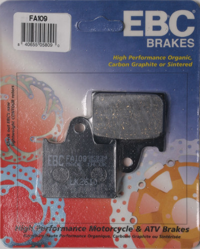 Brake Pads Fa109 Organic