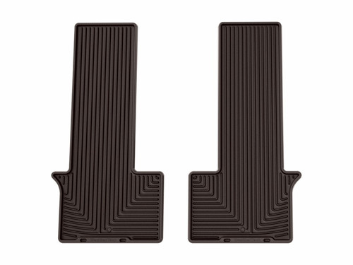 WeatherTech 22-26 Kia Carnival 2nd Row Rear All-Weather Floor Mats 2pc - Cocoa