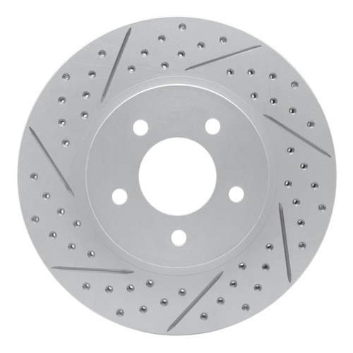 R1 05-12 Ford Escape Front Left Drilled & Slotted Geo-Carbon Rotor