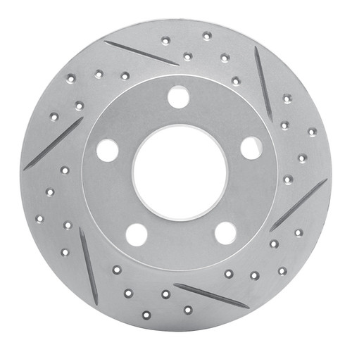 R1 92-05 Audi A6 (Mexico) Rear Right Drilled & Slotted Geo-Carbon Rotor