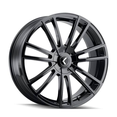 Kraze KR183 Spectra 18x8 / 5x110/127 BP / 40mm Offset / 72.62mm Hub Gloss Black Wheel