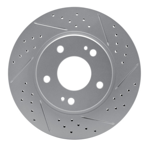 R1 00-24 Chrysler Sebring Front Right Drilled & Slotted Geo-Carbon Rotor