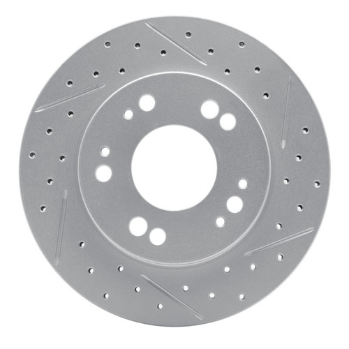 R1 90-05 Chrysler Sebring Front Right Drilled & Slotted Geo-Carbon Rotor