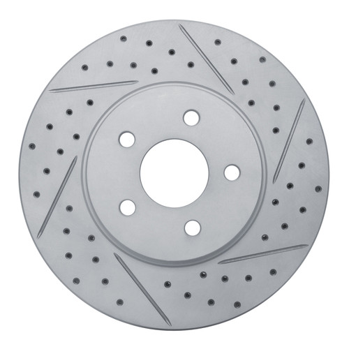 R1 01-08 Ford Mondeo (Mexico) Front Right Drilled & Slotted Geo-Carbon Rotor