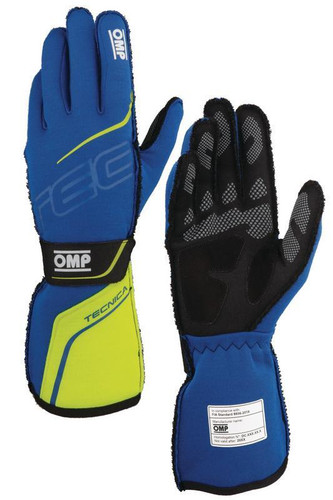 OMP TECNICA GLOVES FIA 8856-2018 WHITE / ANTHRACITE SZ L