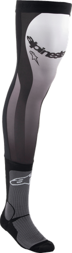 Knee Brace Socks Black/white Lg/xl