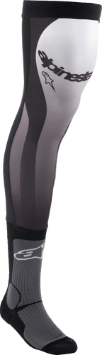 Knee Brace Socks Black/white Sm/md