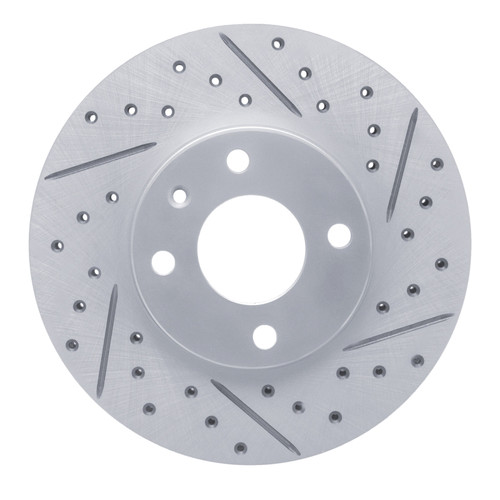 R1 16-22 Chevrolet Spark (USA/Canada) Front Right Drilled & Slotted Geo-Carbon Rotor