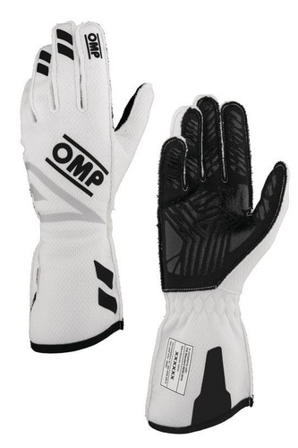 OMP ONE EVO FX GLOVES FIA 8856-2018 NAVY BLUE/CYAN SIZE XS