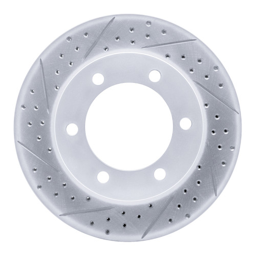 R1 95-04 Toyota 4Runner Front Left Drilled & Slotted Geo-Carbon Rotor