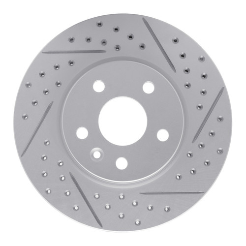R1 11-23 Chevrolet Bolt Ev Front Right Drilled & Slotted Geo-Carbon Rotor