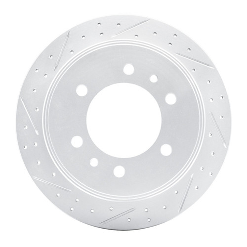 R1 19-25 Freightliner Sprinter 1500 Rear Left Drilled & Slotted Geo-Carbon Rotor