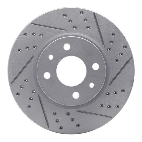 R1 09-19 Dodge Vision (Mexico) Front Right Drilled & Slotted Geo-Carbon Rotor