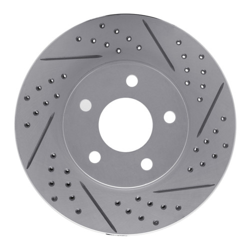 R1 06-11 Chevrolet Hhr Front Right Drilled & Slotted Geo-Carbon Rotor