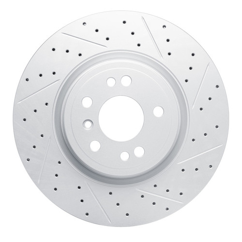 R1 12-18 Mercedes-Benz Ml350 Front Right Drilled & Slotted Geo-Carbon Rotor