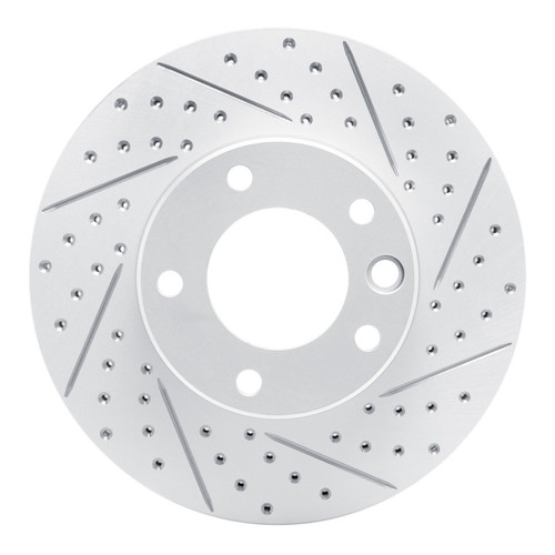R1 08-18 Mercedes-Benz G500 (USA/Canada) Front Right Drilled & Slotted Geo-Carbon Rotor