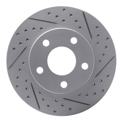 R1 90-97 Buick Park Avenue Front Right Drilled & Slotted Geo-Carbon Rotor