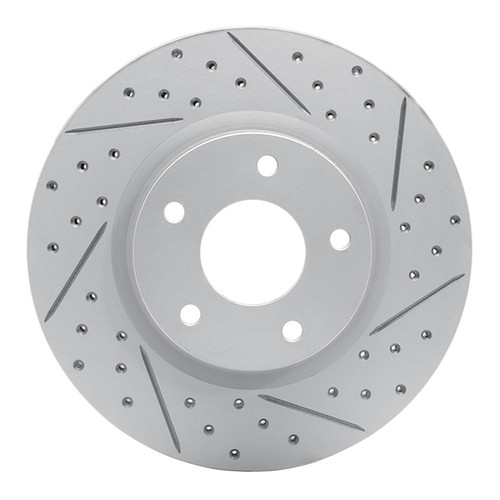 R1 13-25 Nissan Altima Front Right Drilled & Slotted Geo-Carbon Rotor
