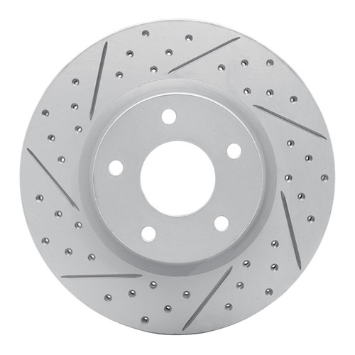 R1 13-25 Nissan Altima Front Left Drilled & Slotted Geo-Carbon Rotor