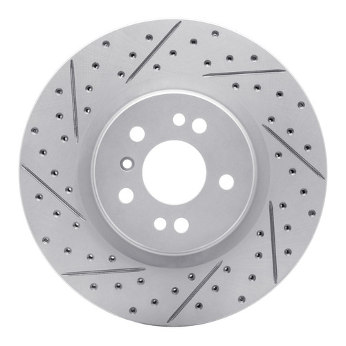 R1 06-12 Mercedes-Benz R320 Front Left Drilled & Slotted Geo-Carbon Rotor