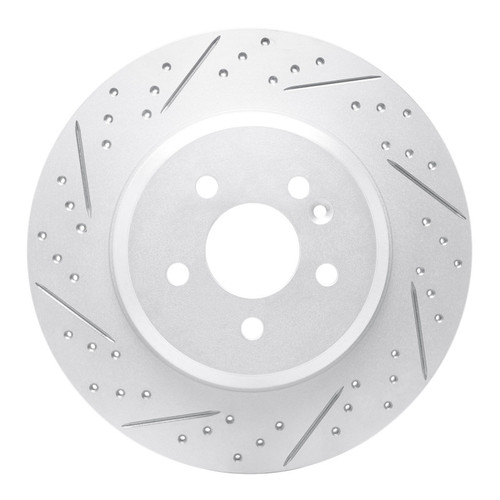 R1 00-05 Mercedes-Benz Ml430 Rear Left Drilled & Slotted Geo-Carbon Rotor