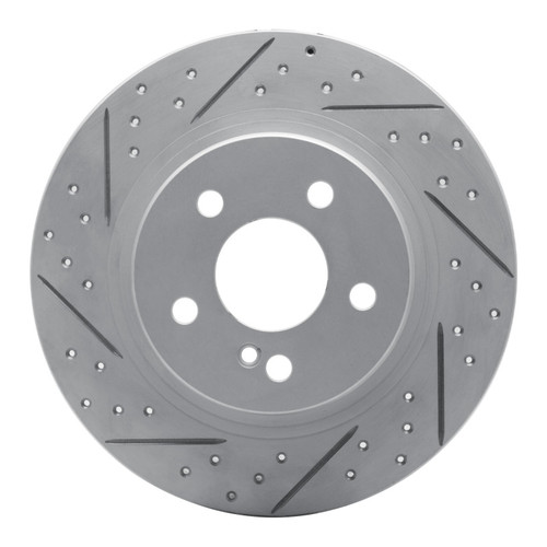 R1 08-15 Mercedes-Benz C200 (Mexico) Rear Left Drilled & Slotted Geo-Carbon Rotor