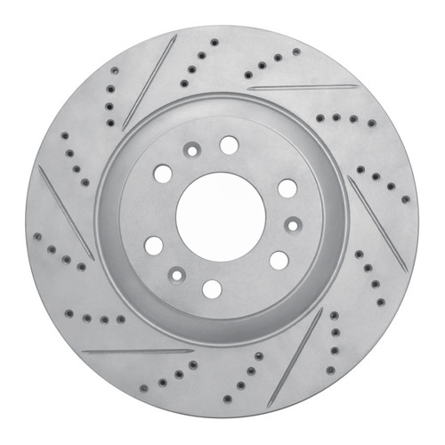R1 04-09 Cadillac Srx Front Left Drilled & Slotted Geo-Carbon Rotor