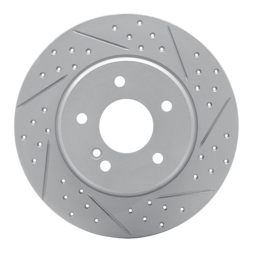 R1 94-11 Mercedes-Benz Clk320 Rear Right Drilled & Slotted Geo-Carbon Rotor