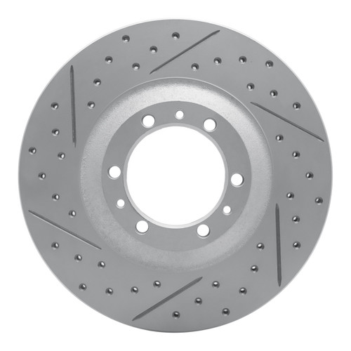 R1 92-02 Acura SLX Front Left Drilled & Slotted Geo-Carbon Rotor