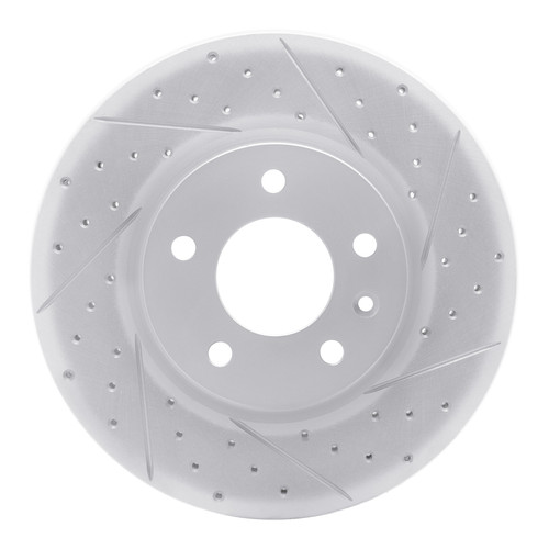R1 11-25 Buick Lacrosse Front Right Drilled & Slotted Geo-Carbon Rotor