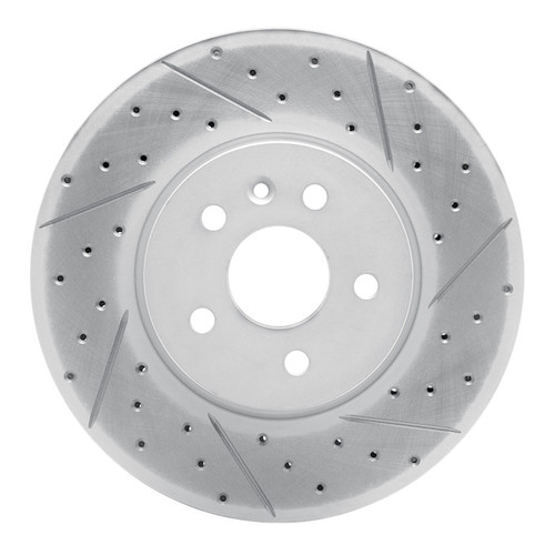 R1 13-22 Buick Encore Front Right Drilled & Slotted Geo-Carbon Rotor