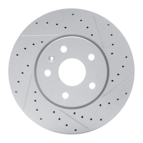 R1 10-25 Buick Allure Front Right Drilled & Slotted Geo-Carbon Rotor